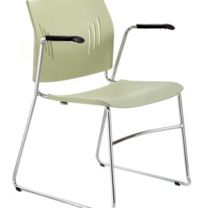 橄欖綠ACE-05A扶手訪客椅